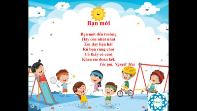 Bài thơ: Bạn mới