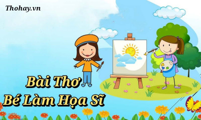 Bé làm họa sĩ