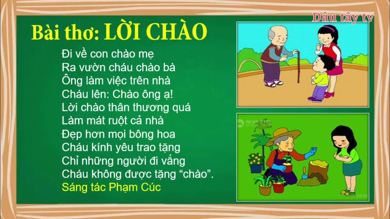 Lời chào